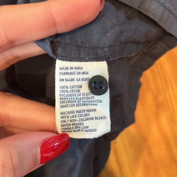 American Eagle Women’s Navy Blouse Size Extra Small - Picture 3 of 4